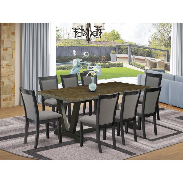 Distressed dining table discount set